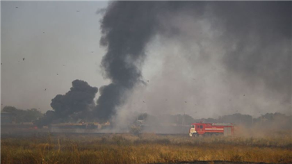 Алматинцы увидели дым от крупного пожара в Алматинской области
