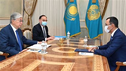 Касым-Жомарт Токаев принял председателя Сената Парламента Маулена Ашимбаева