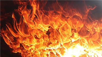 На одном из рынков Тараза случился пожар