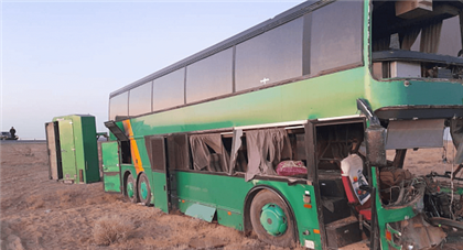 Пятеро погибли и четверо пострадали в ДТП с участием автобуса в Кызылординской области