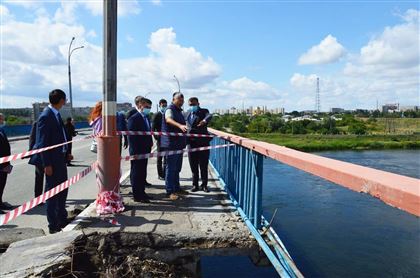 В области Абай начали строить новый мост