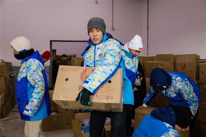 Больше 1000 продуктовых корзин раздали нуждающимся астанчанам ко Дню Независимости