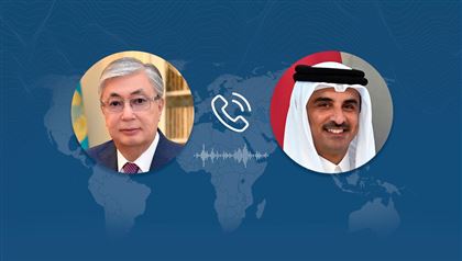 Глава государства провел телефонный разговор с Эмиром Катара 