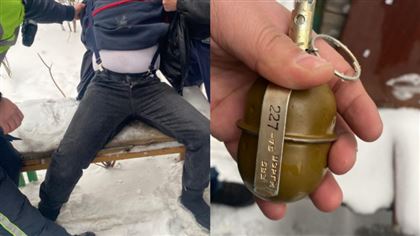 В Павлодаре задержали мужчину с гранатой