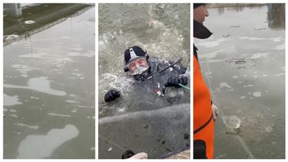 Третьи сутки ищут тело мужчины, провалившегося под лёд в Атырау