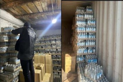 Более 35 тысяч бутылок контрафактного алкоголя изъяли в Караганде