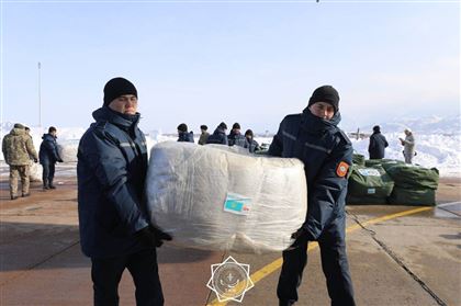 Казахстан отправил гуманитарную помощь в Сирию