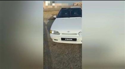 Водителя, у которого на номере было написано "Свои", оштрафовали в Туркестане