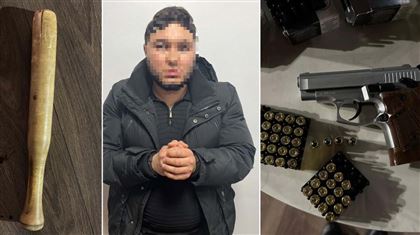 Управляющий караоке-клуба был задержан с боевым пистолетом в Алматы 