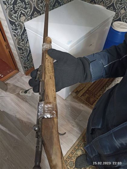 Винтовку и газовый пистолет нашли у жителя Кокшетау