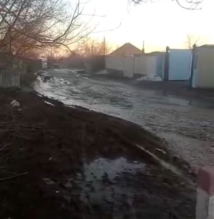 Воды с полей топят населенный пункт в Акмолинской области