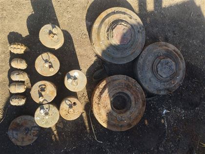 Противопехотные мины и гранаты нашел сборщик цветного металла в Акмолинской области