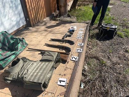 В Жамбылской области нашли схрон с оружием
