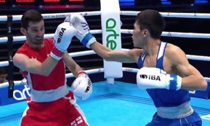 В боксе появился новый "казахский вес": Санжар Ташкенбай стал чемпионом мира