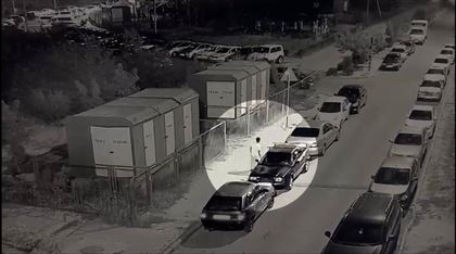 Угон авто попало на видео в Шымкенте