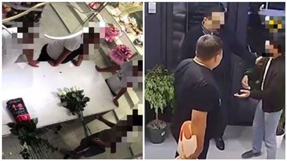 Сотрудник ДГД оказался участником инцидента у цветочного магазина в Шымкенте