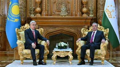Касым-Жомарт Токаев провел переговоры с Президентом Таджикистана
