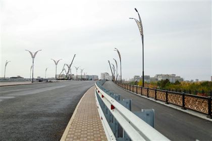 В конце октября в Астане откроют движение по мосту Тауелсиздик 