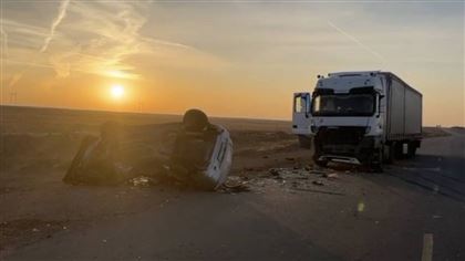 В Карагандинской области смертельное ДТП устроил уснувший за рулем водитель