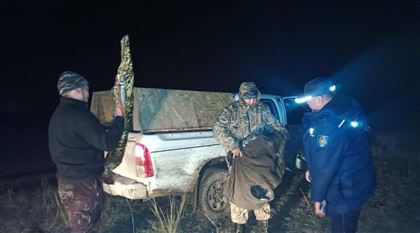 Четырех человек задержали за незаконную охоту в ЗКО 