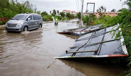 В Доминикане в результате мощных ливней произошло наводнение