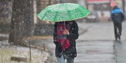 22 ноября в Казахстане местами ожидается дождь со снегом