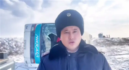 В Абайской области автобус с 17 пассажирами улетел в кювет