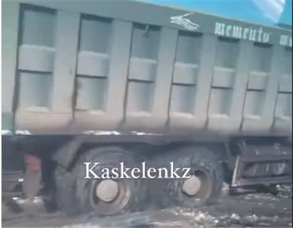 В Алматинской области произошло ДТП с участием грузовой машины