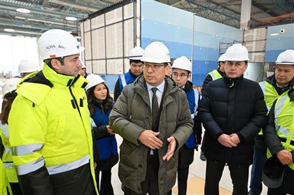 Ерболат Досаев ознакомился с ходом строительных работ в Международном аэропорту Алматы