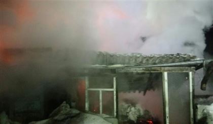 В СКО во время пожара в частном доме погибла женщина
