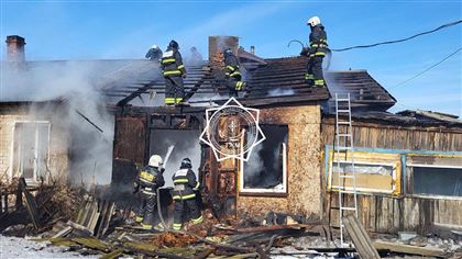 Пять человек спасены при пожаре в СКО