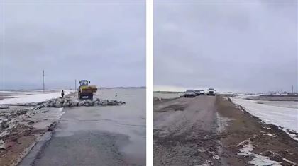 Три трассы закрыли из-за паводков в Казахстане
