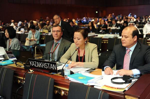 Делегация Республики Казахстан на сессии Комитета всемирного наследия ЮНЕСКО. Доха, Катар