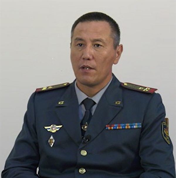 Начальник департамента военно-технической политики МО РК полковник Руслан ОЛЖАБАЕВ