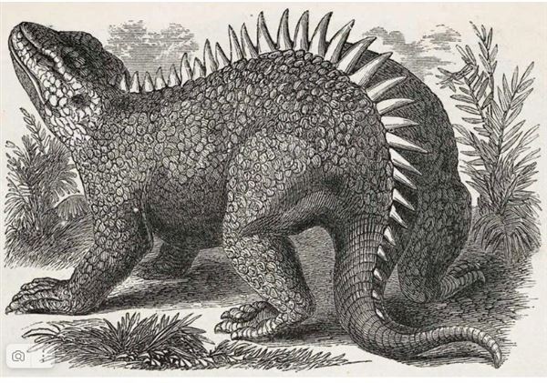 Так выглядели первые попытки воссоздать облик динозавра по найденым костям. Сейчас и ребенок знает, что доисторические ящеры выглядели иначе