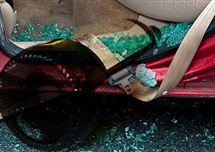Пьяный водитель перепутал педали и врезался в опору газовой трубы в Шымкенте