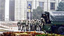 Военная техника снова появилась на улицах Алматы