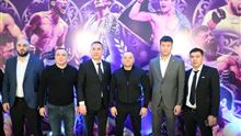 Шавкат Рахмонов "засветился" с мисс Казахстан и боксершей в вечернем платье на мероприятии в Алматы