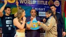 Секс-символ казахстанского бокса Ангелина Лукас обзавелась новым поясом чемпионки