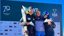 Заслуженный тренер из Казахстана вернулась в спорт и с травмой обыграла лыжниц из Европы и Америки