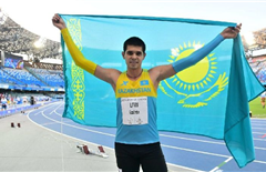 Казахстанский легкоатлет завоевал золотую медаль в Турции