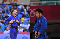 Прямая трансляция схваток Елдоса Сметова и Абибы Абужакыновой за бронзу на чемпионате мира по дзюдо в Ташкенте