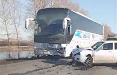 ДТП с автобусом произошло на трассе Усть-Каменогорск – Шемонаиха