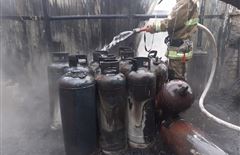 В Алматы в Медеуском районе горел частный дом