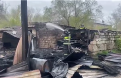 Сарай с гаражом горели в Темиртау