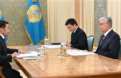 Глава государства принял министра цифрового развития, инноваций и аэрокосмической промышленности Жаслана Мадиева