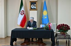 Глава государства посетил посольство Ирана в Казахстане