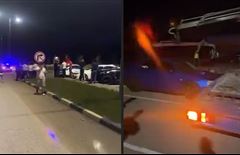 Столичные полицейские задержали группу ночных гонщиков