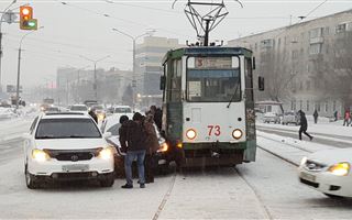 ДТП с участием трамвая произошло в Усть-Каменогорске