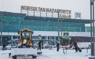 Из-за плохих погодных условий в аэропорту Нур-Султана отменили 11 рейсов